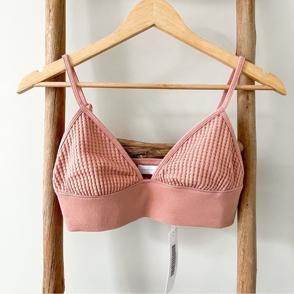 Lime Waffle Bralette